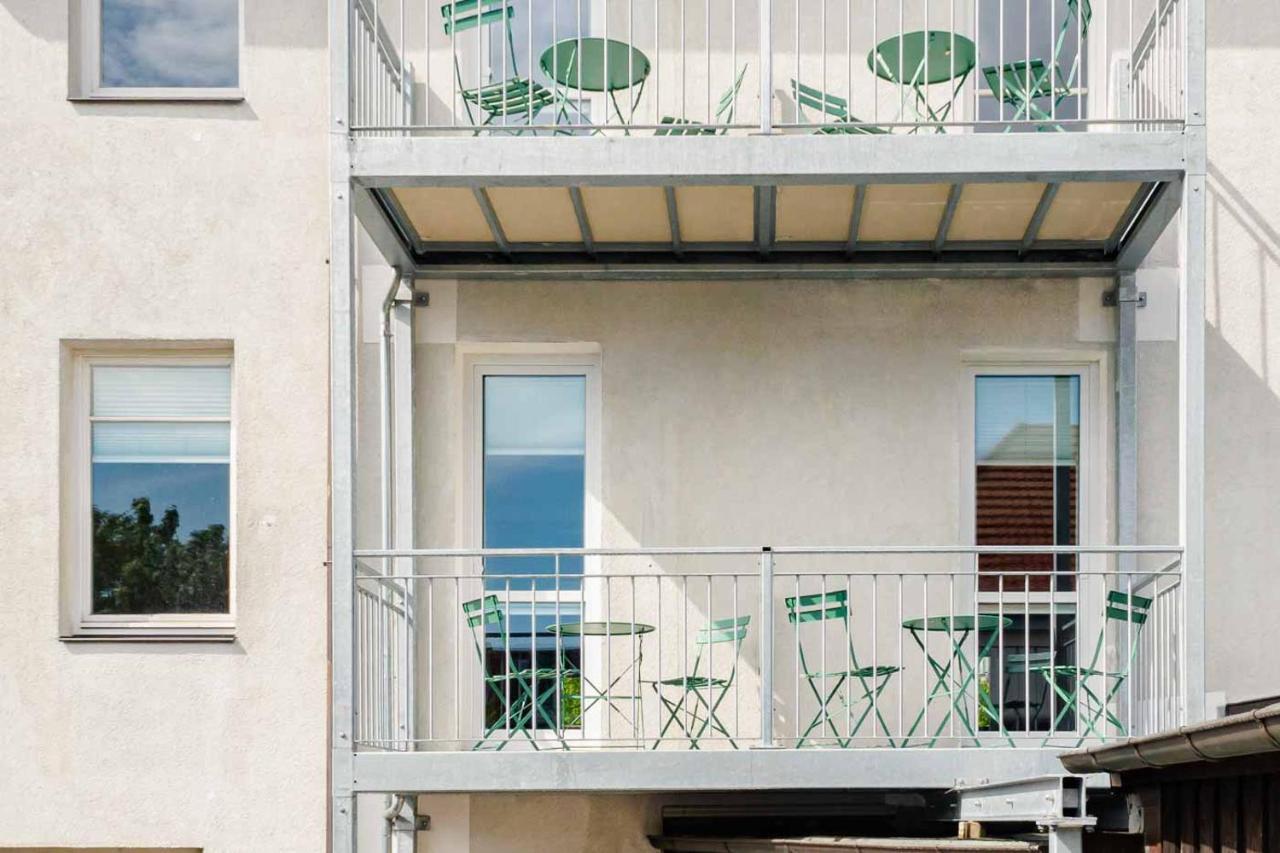 Apartmenthaus Chrischanshof Rostock Bagian luar foto